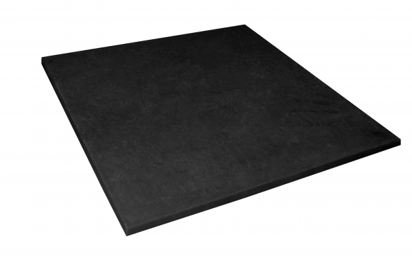 FITLAB 1m x 1m 15mm Thick Commercial Rubber Gym Flooring