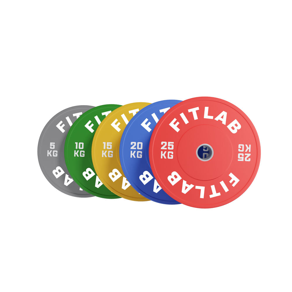 Fitlab Colour Rubber Bumper Plate (with upturned ring) | Pre-Order ETA Mid February