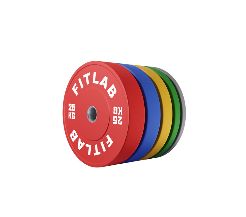 Fitlab Colour Rubber Bumper Plate (with upturned ring) | Pre-Order ETA Mid February