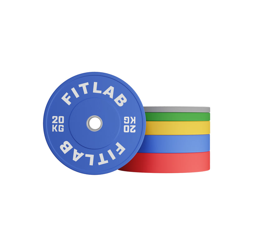 Fitlab Colour Rubber Bumper Plate (with upturned ring) | Pre-Order ETA Mid February