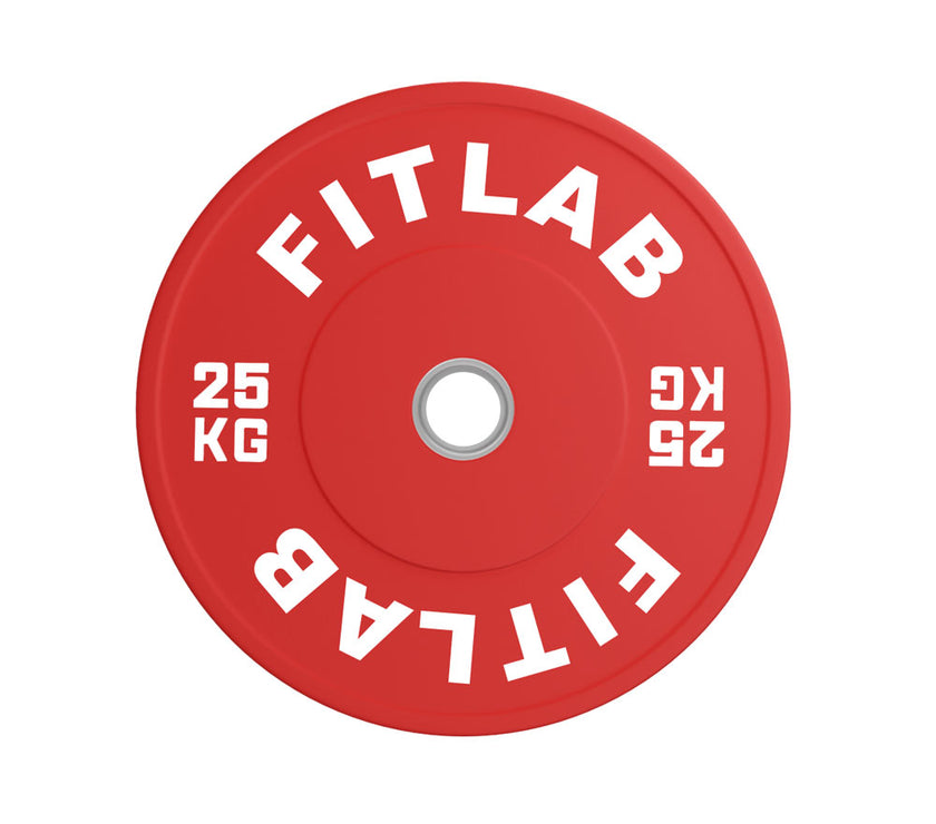 Fitlab Colour Rubber Bumper Plate (with upturned ring) | Pre-Order ETA Mid February