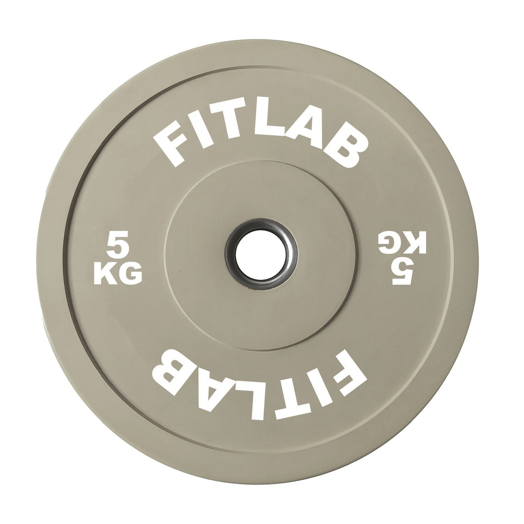 FITLAB PREMIUM COLOURED BUMPER PLATES - 5kg