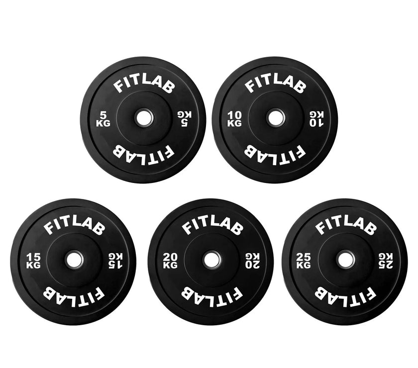 Fitlab Premium Black Bumper Plates