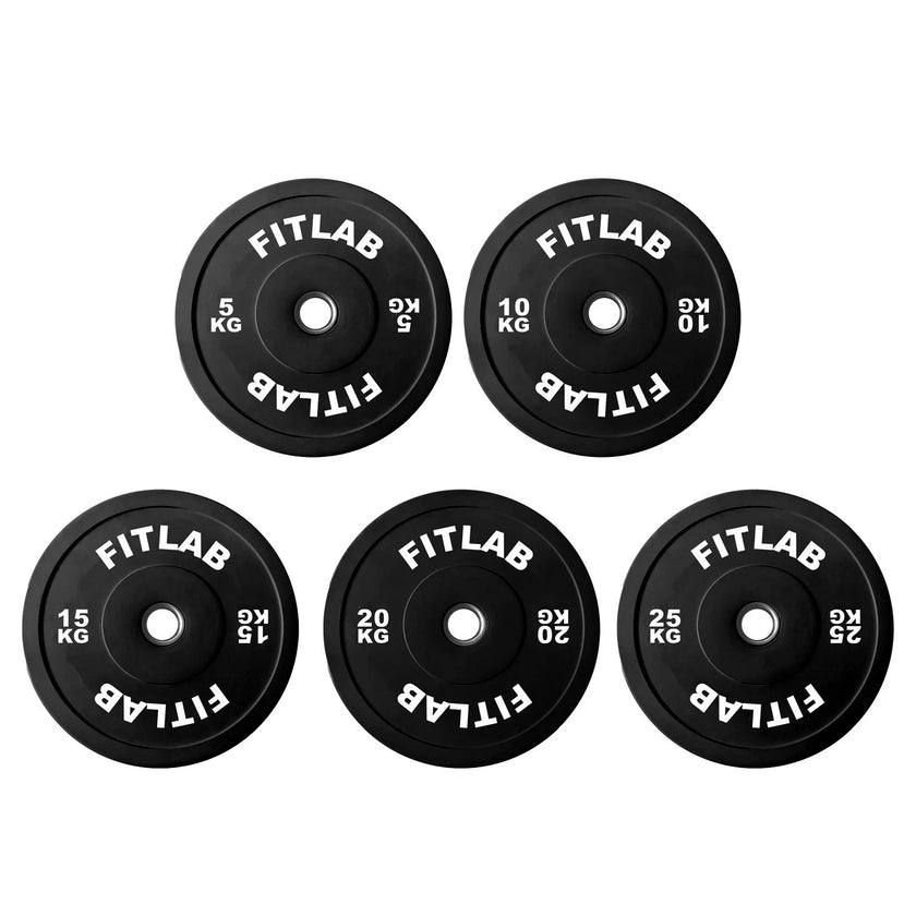 Fitlab Premium Black Bumper Plates