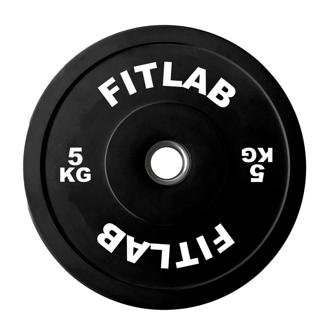 Fitlab Premium Black Bumper Plates - 5kg