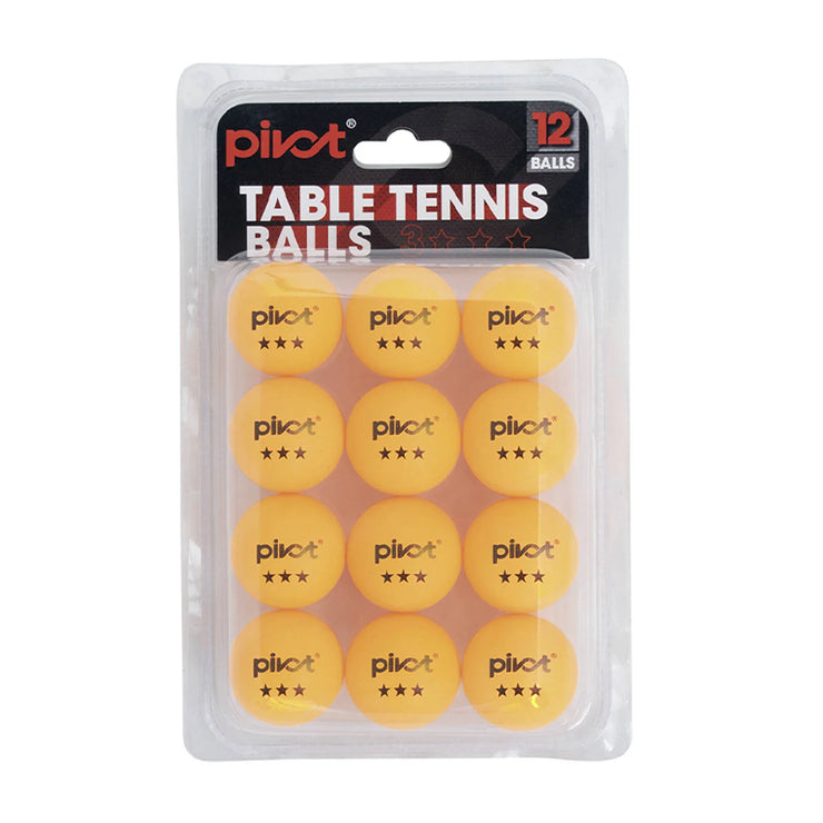 PIVOT FGD12TTBO 3 Star 12 Pack Balls - Orange