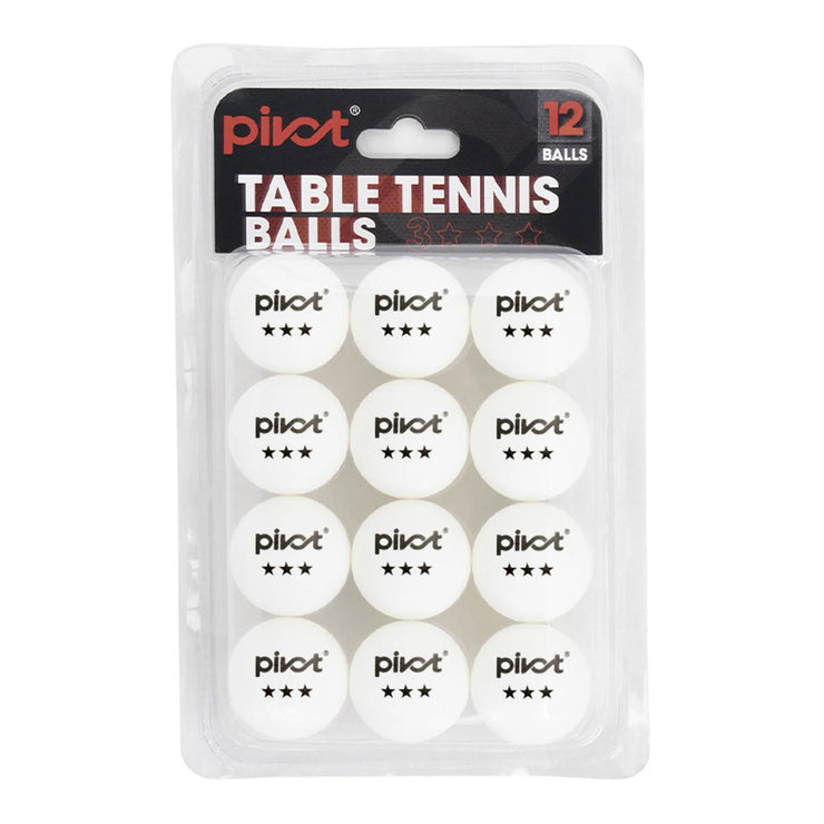 PIVOT FGD12TTBW 3 Star 12 Pack Balls - White