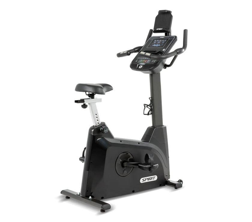 Shop the Spirit SXBU55V2 Upright Bike, ideal for home and commercial gym setups. Perfect for HIIT training and cardio workouts. Buy top cardio machines and exercise cycle bikes.