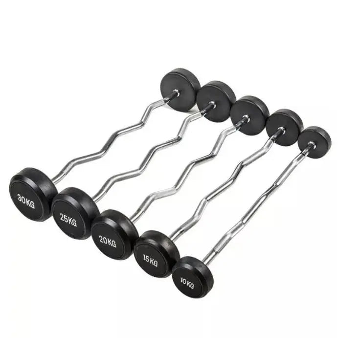 FITLAB FIXED CURL BAR AND RACK PACKAGE 10KG - 45KG