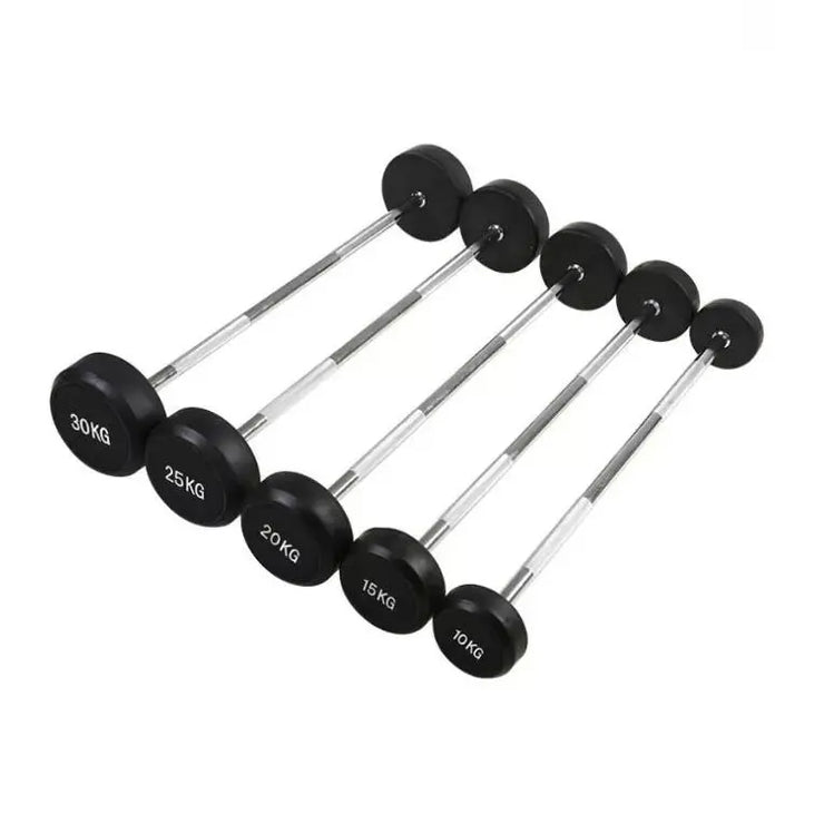 FITLAB FIXED STRAIGHT BARBELL AND RACK PACKAGE 10KG - 45KG