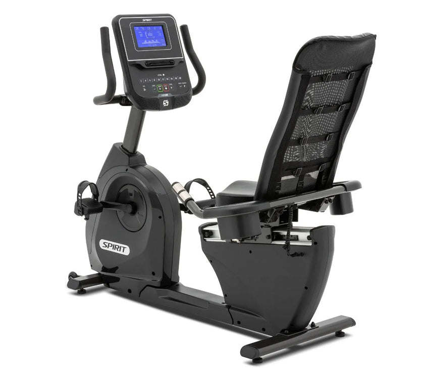 Check out the Spirit SXBR25V2 Recumbent Bike, designed for home and commercial gym setups. Buy cardio machines and exercise cycle bikes for effective HIIT training and workouts.