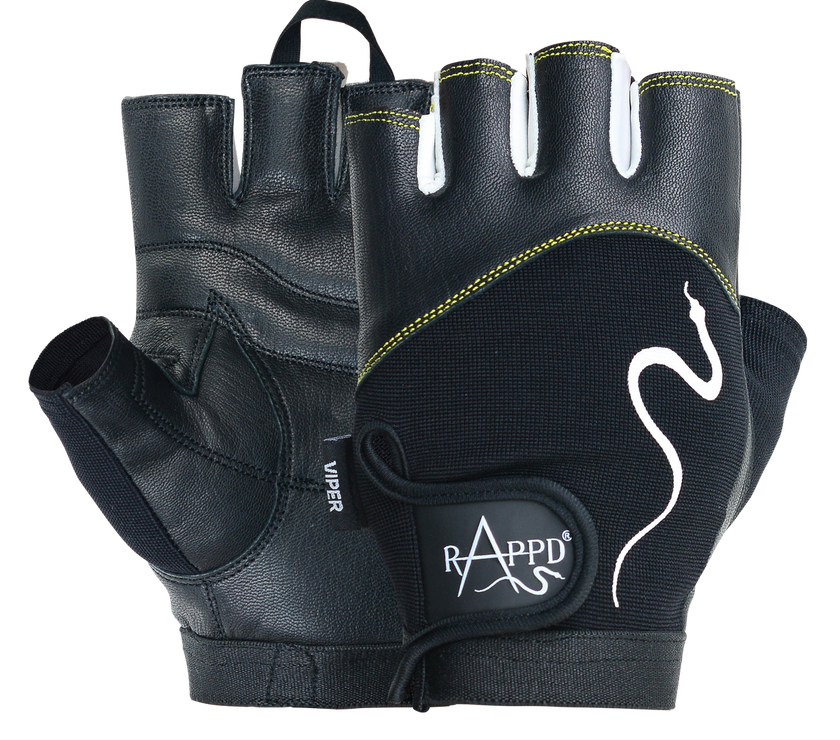Rappd - Viper Heavy Duty Leather Gloves - Yellow